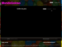 Tablet Screenshot of mondogoloso.com.ar